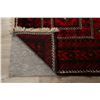 Image 10 : A WOOL HAND KNOTTED NOMADIC ORIENTAL AREA RUG.