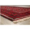 Image 11 : A WOOL HAND KNOTTED NOMADIC ORIENTAL AREA RUG.