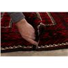 Image 12 : A WOOL HAND KNOTTED NOMADIC ORIENTAL AREA RUG.