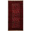 Image 1 : A WOOL HAND KNOTTED NOMADIC ORIENTAL AREA RUG.