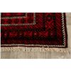 Image 6 : A WOOL HAND KNOTTED NOMADIC ORIENTAL AREA RUG.