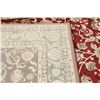 Image 10 : A WOOL HAND KNOTTED FLORAL TURKISH AREA RUG.