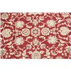 Image 4 : A WOOL HAND KNOTTED FLORAL TURKISH AREA RUG.