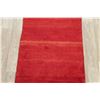 Image 3 : A WOOL HAND KNOTTED GABBEH AREA RUG.