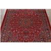 Image 3 : A WOOL HAND KNOTTED FLORAL MEDALLION AREA RUG.
