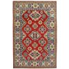 Image 1 : A WOOL HAND KNOTTED KAZAK ORIENTAL AREA RUG.