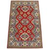 Image 2 : A WOOL HAND KNOTTED KAZAK ORIENTAL AREA RUG.