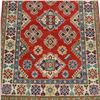 Image 3 : A WOOL HAND KNOTTED KAZAK ORIENTAL AREA RUG.