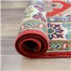 Image 5 : A WOOL HAND KNOTTED KAZAK ORIENTAL AREA RUG.