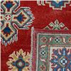Image 6 : A WOOL HAND KNOTTED KAZAK ORIENTAL AREA RUG.