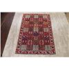 Image 2 : A WOOL HAND KNOTTED ORIENTAL AREA RUG.
