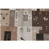Image 11 : A WOOL HAND KNOTTED PICTORIAL AREA RUG.