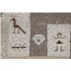 Image 7 : A WOOL HAND KNOTTED PICTORIAL AREA RUG.