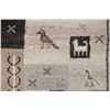 Image 8 : A WOOL HAND KNOTTED PICTORIAL AREA RUG.