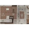 Image 9 : A WOOL HAND KNOTTED PICTORIAL AREA RUG.