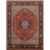 Image 1 : A WOOL HAND KNOTTED SERAPI ORIENTAL AREA RUG.