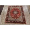 Image 2 : A WOOL HAND KNOTTED SERAPI ORIENTAL AREA RUG.