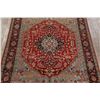 Image 3 : A WOOL HAND KNOTTED SERAPI ORIENTAL AREA RUG.