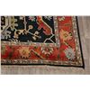 Image 6 : A WOOL HAND KNOTTED ORIENTAL AREA RUG.