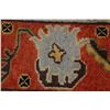 Image 7 : A WOOL HAND KNOTTED ORIENTAL AREA RUG.
