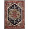Image 1 : A WOOL HAND KNOTTED SERAPI ORIENTAL AREA RUG.