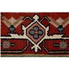 Image 8 : A WOOL HAND KNOTTED SERAPI ORIENTAL AREA RUG.