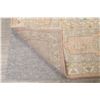 Image 10 : A WOOL HAND KNOTTED FLORAL OUSHAK AREA RUG.