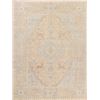 Image 1 : A WOOL HAND KNOTTED FLORAL OUSHAK AREA RUG.