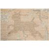 Image 7 : A WOOL HAND KNOTTED FLORAL OUSHAK AREA RUG.