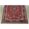 Image 5 : A WOOL HAND KNOTTED FLORAL ORIENTAL AREA RUG.