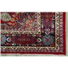 Image 6 : A WOOL HAND KNOTTED FLORAL ORIENTAL AREA RUG.