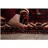 Image 12 : A WOOL HAND KNOTTED NOMAD ORIENTAL AREA RUG.