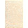 Image 1 : A WOOL HAND KNOTTED OUSHAK ORIENTAL AREA RUG.