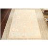 Image 2 : A WOOL HAND KNOTTED OUSHAK ORIENTAL AREA RUG.