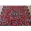 Image 3 : A WOOL HAND KNOTTED FLORAL ORIENTAL AREA RUG.