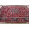 Image 9 : A WOOL HAND KNOTTED FLORAL ORIENTAL AREA RUG.