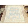 Image 2 : A WOOL HAND KNOTTED FLORAL TURKISH AREA RUG.