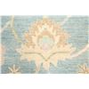 Image 7 : A WOOL HAND KNOTTED FLORAL TURKISH AREA RUG.
