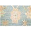 Image 8 : A WOOL HAND KNOTTED FLORAL TURKISH AREA RUG.