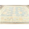 Image 9 : A WOOL HAND KNOTTED FLORAL TURKISH AREA RUG.