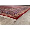 Image 11 : A WOOL HAND KNOTTED FLORAL ORIENTAL AREA RUG.