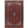 Image 1 : A WOOL HAND KNOTTED FLORAL ORIENTAL AREA RUG.