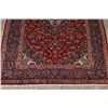 Image 5 : A WOOL HAND KNOTTED FLORAL ORIENTAL AREA RUG.