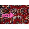 Image 8 : A WOOL HAND KNOTTED FLORAL ORIENTAL AREA RUG.