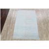 Image 2 : A WOOL HAND KNOTTED DAMASK ORIENTAL AREA RUG.
