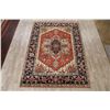 Image 2 : A WOOL HAND KNOTTED SERAPI ORIENTAL AREA RUG.
