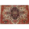 Image 4 : A WOOL HAND KNOTTED SERAPI ORIENTAL AREA RUG.