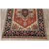 Image 5 : A WOOL HAND KNOTTED SERAPI ORIENTAL AREA RUG.