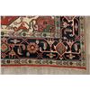 Image 6 : A WOOL HAND KNOTTED SERAPI ORIENTAL AREA RUG.