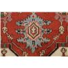Image 8 : A WOOL HAND KNOTTED SERAPI ORIENTAL AREA RUG.